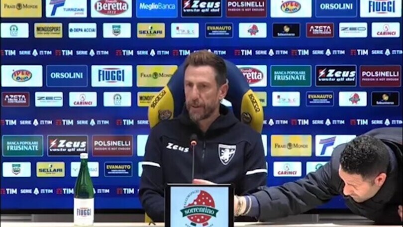 Di Francesco: "Genoa squadra di valore, Mazzitelli proveremo a recuperarlo"