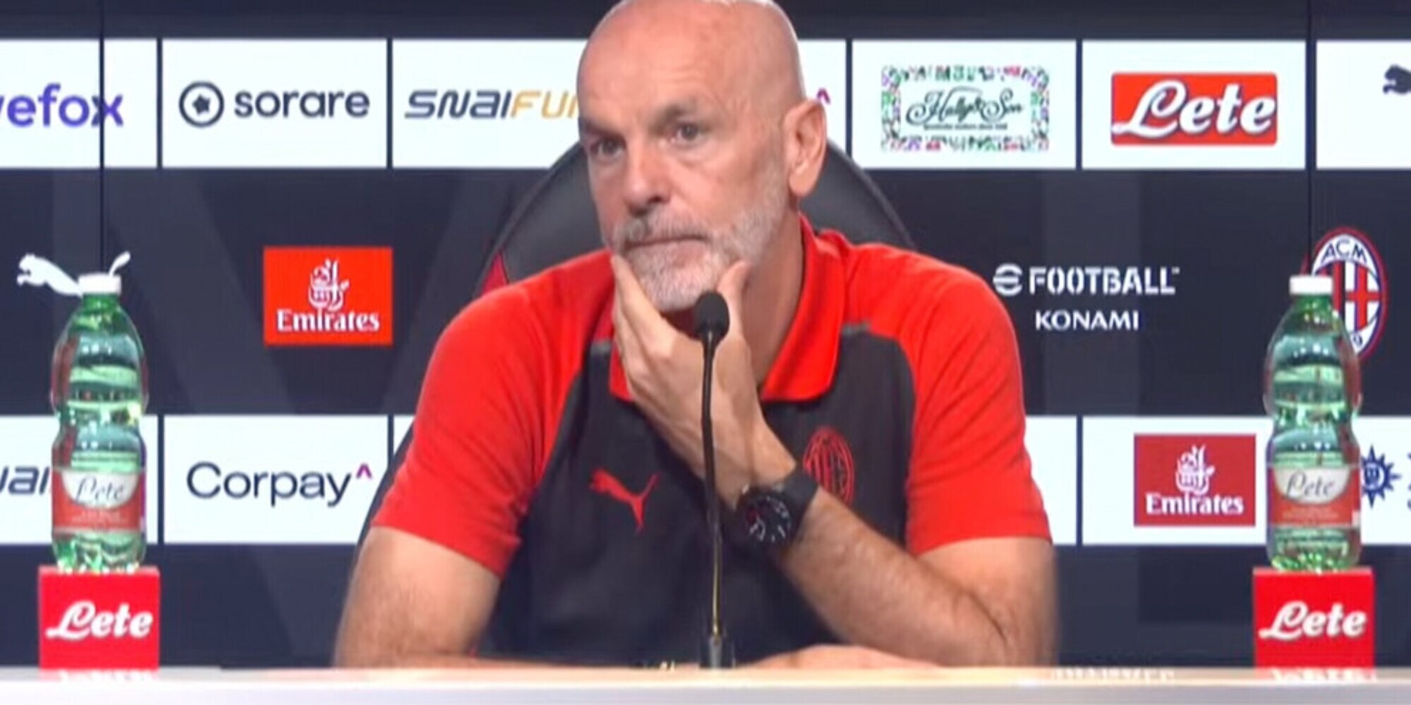 Pioli: "Camarda? È pronto a dare una mano al Milan. Il talento non ha età"