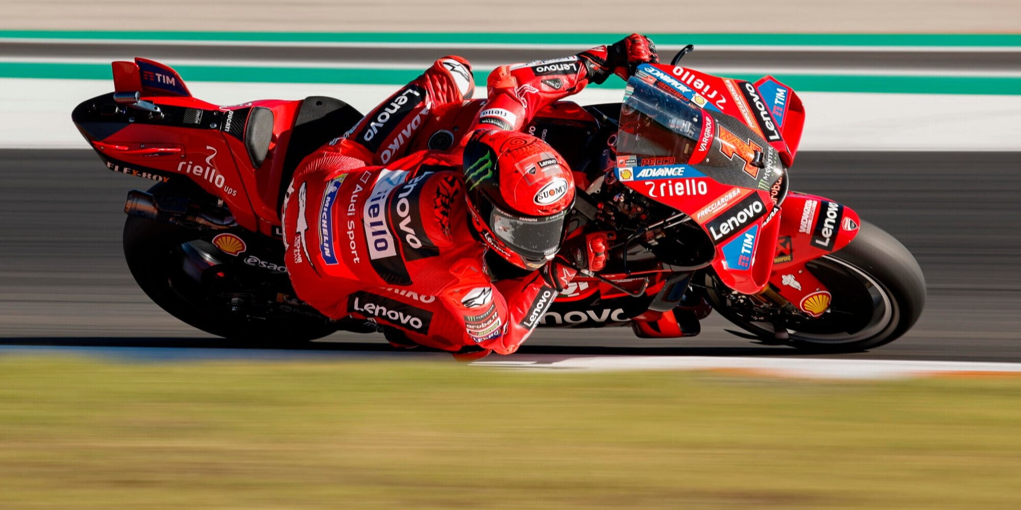 Bagnaia solo 15° nelle practice di Valencia. Guida Vinales, 2° Martin
