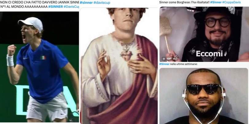 Sinner come Borghese: "L'ha ribaltata". Le reazioni social dopo la vittoria su Djokovic
