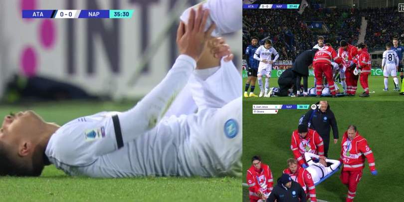 Mazzarri perde Olivera: brutto infortunio al ginocchio in Atalanta-Napoli