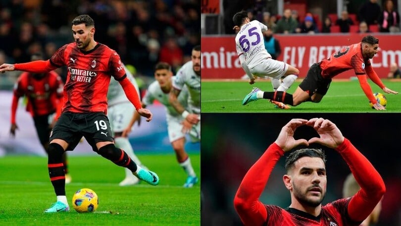Al Milan basta Theo: la sequenza del rigore che piega la Fiorentina