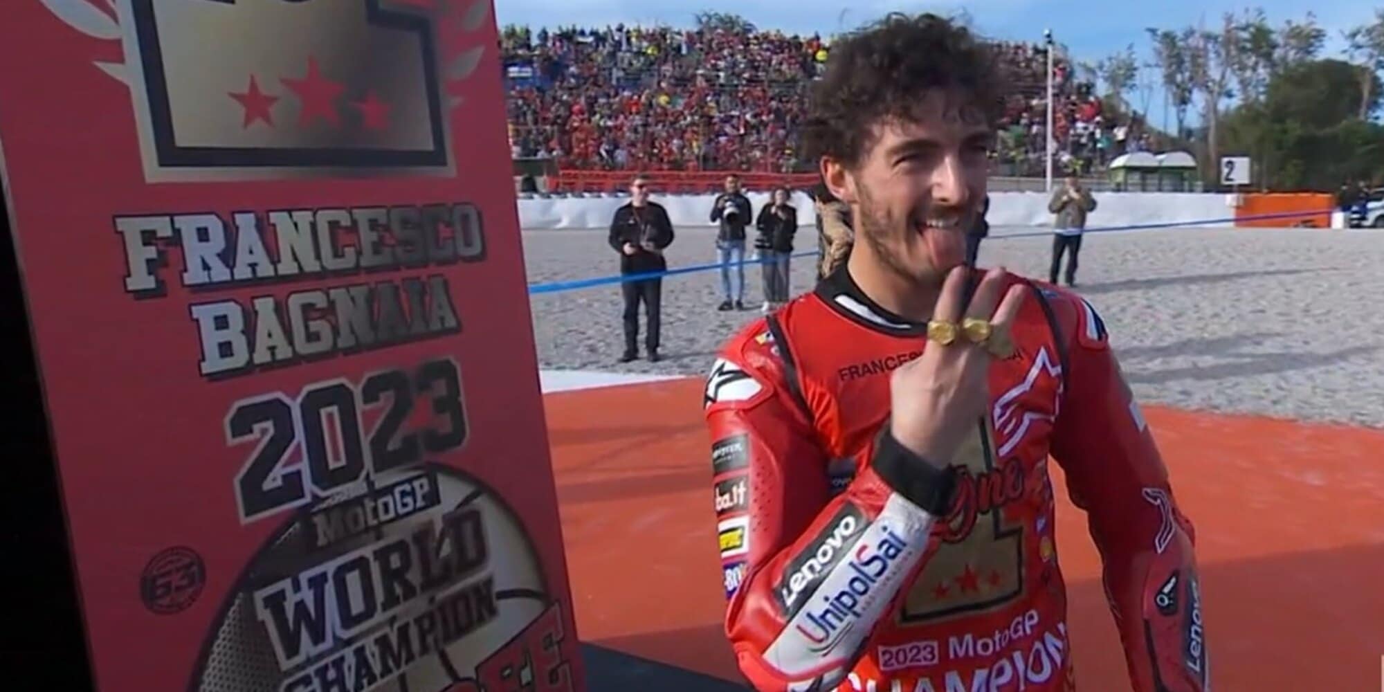 Bagnaia Campione del mondo: i complimenti della Juventus