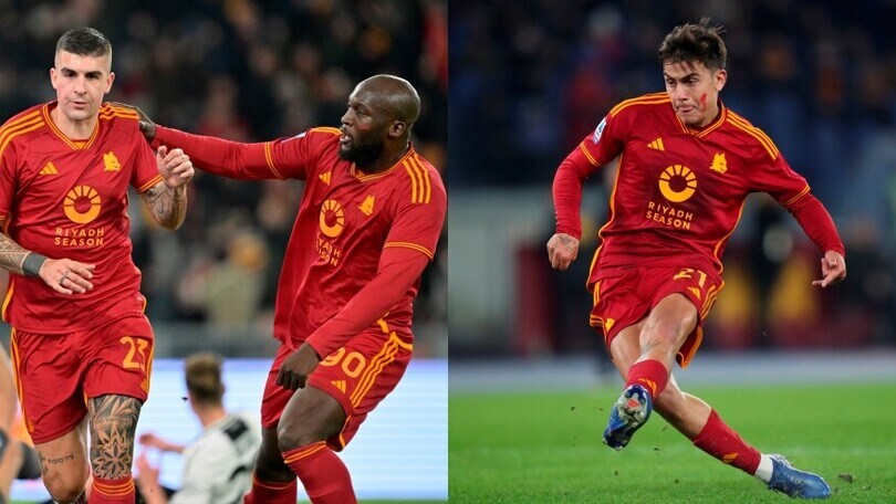 Mancini, Dybala, El Shaarawy: la Roma cala il tris all'Udinese