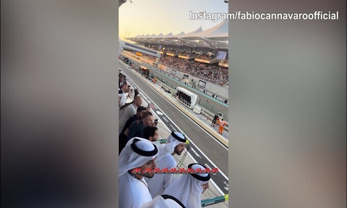 F1, ultimo ballo della stagione ad Abu Dhabi: c'è anche Fabio Cannavaro