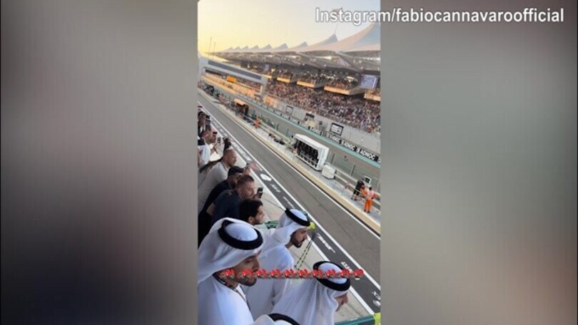 F1, ultimo ballo della stagione ad Abu Dhabi: c'è anche Fabio Cannavaro