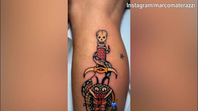 Marco Materazzi, ecco il nuovo tatuaggio