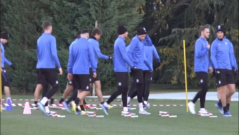 Atalanta-Sporting Lisbona: rifinitura per i nerazzurri