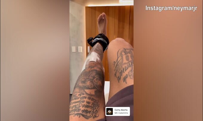 Prosegue la riabilitazione per Neymar