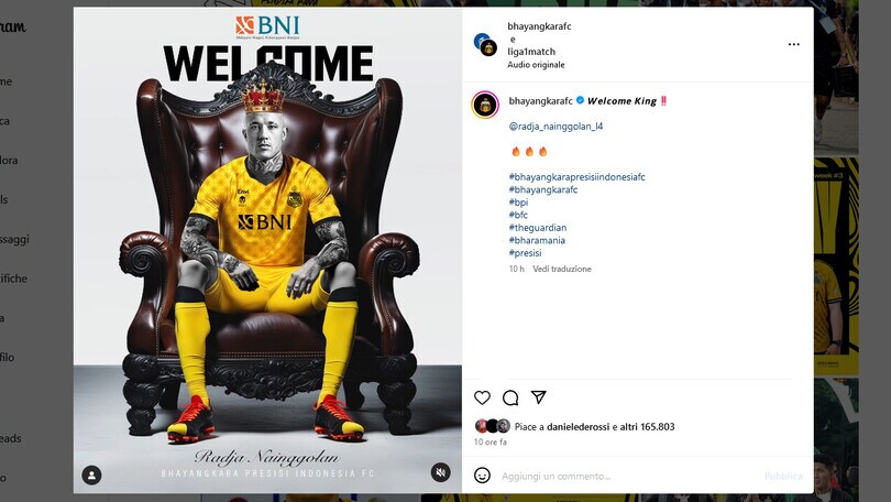 Ufficiale: Nainggolan si unisce al Bhayangkara