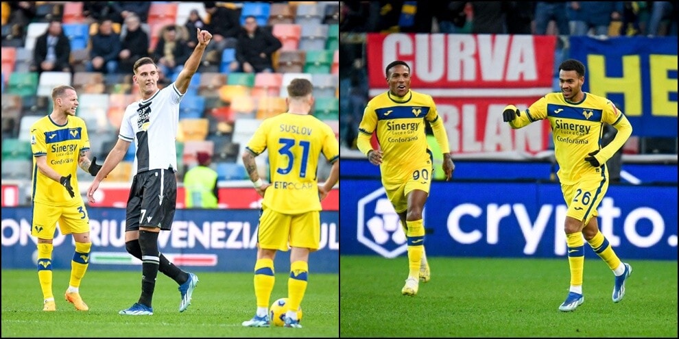 Lucca show, capolavoro di Ngonge e Henry al 97': 3-3 tra Udinese e Verona