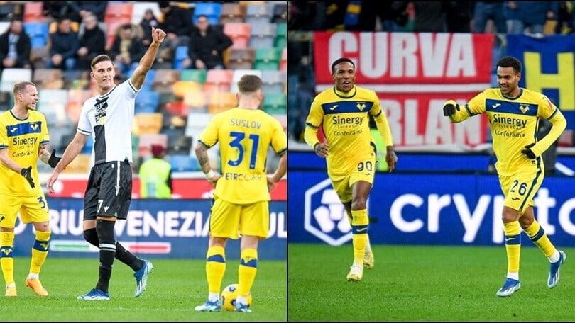 Lucca show, capolavoro di Ngonge e Henry al 97': 3-3 tra Udinese e Verona