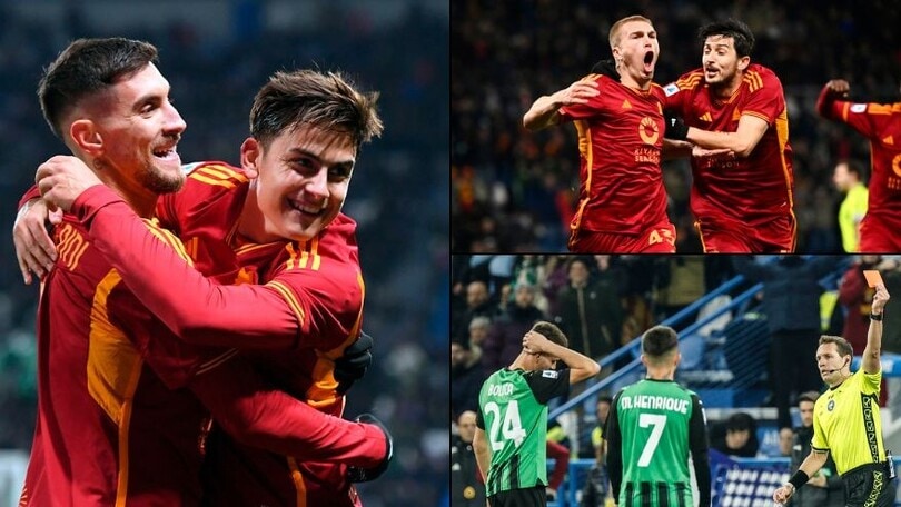 Rimonta Roma con Dybala e Kristensen: Boloca tradisce il Sassuolo