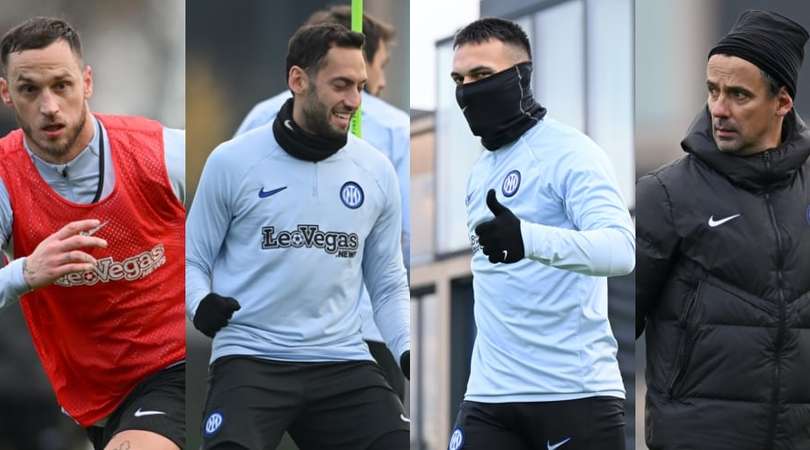 L'Inter si allena davanti a un ospite speciale