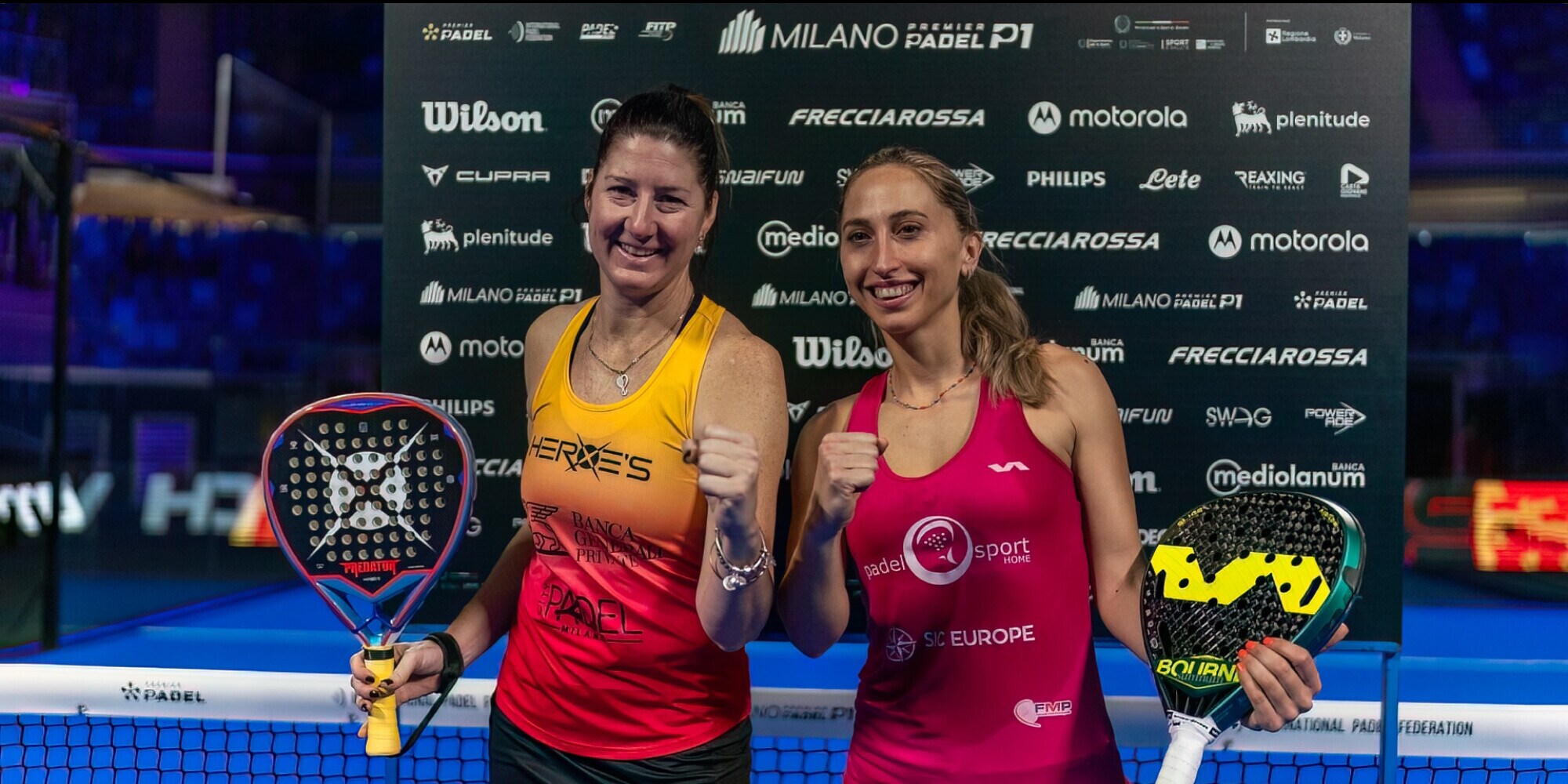 Emily Stellato e Carlotta Casali agli ottavi del Milano Premier Padel P1