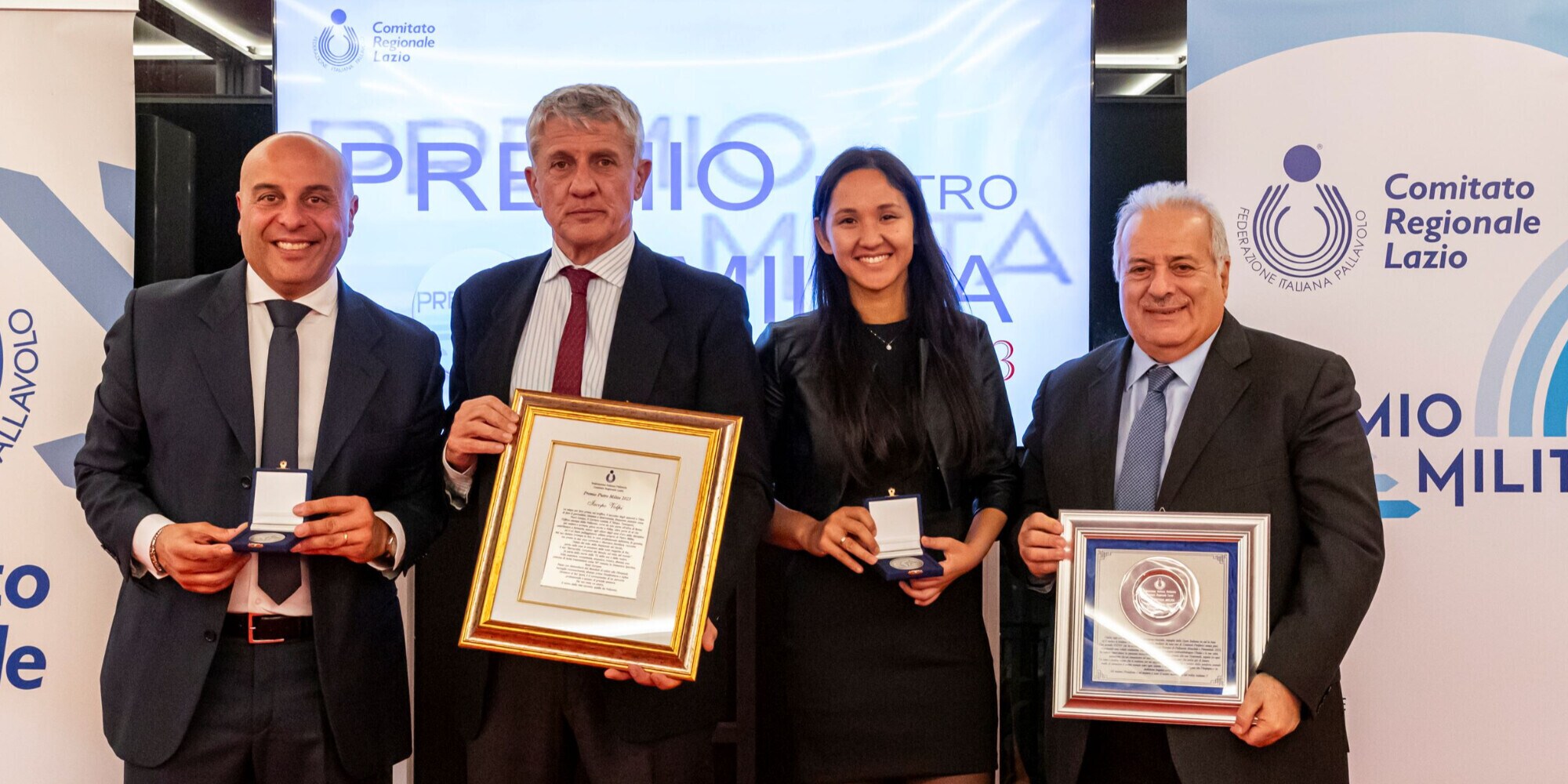 Volpi, Manfredi, Cesare e Barigelli insigniti del Premio Milita 2023