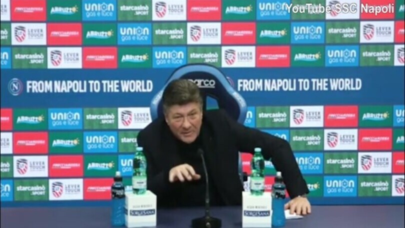 Mazzarri: "Non parlo di arbitri"