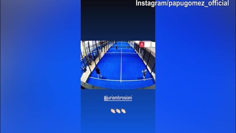"Papu Gomez" e Denis, partitona insieme a Padel