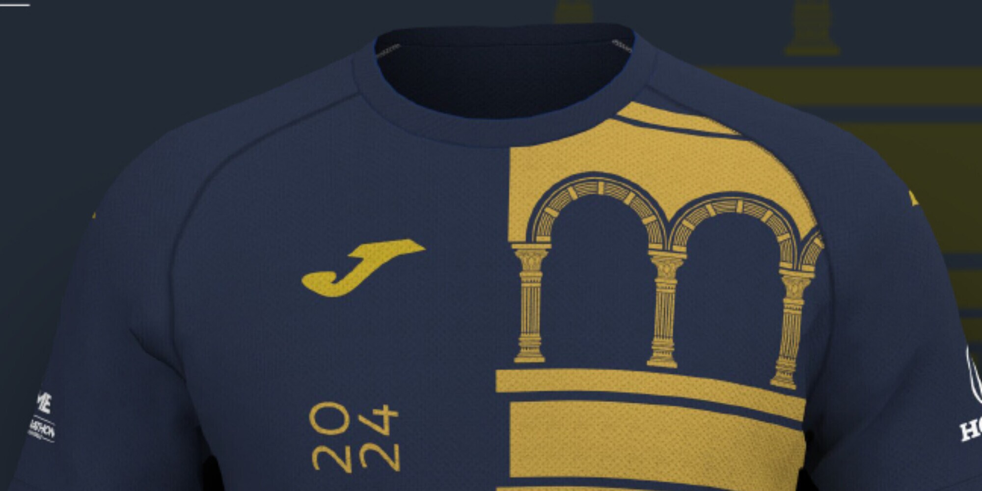 C'è il Colosseo sulla official T-shirt Joma di Acea Run Rome The Marathon