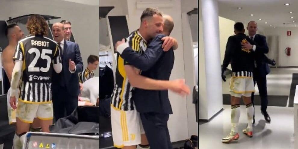La Juve apre le porte dello spogliatoio: Allegri fa partire la festa