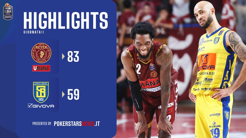Umana Reyer Venezia – Givova Scafati Basket