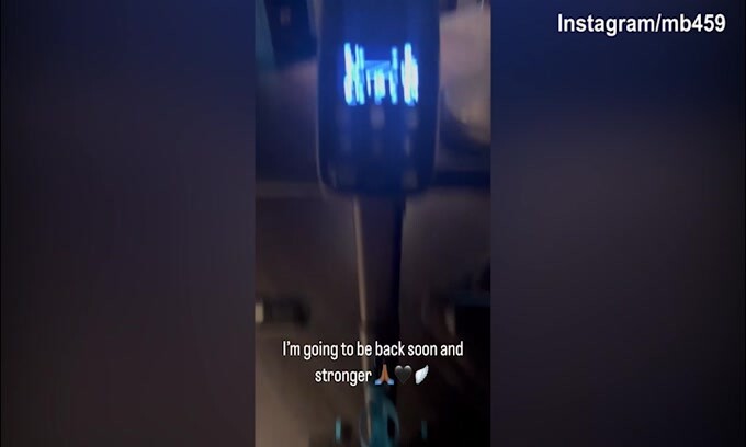 Balo lancia un messaggio: "Torno presto e forte"