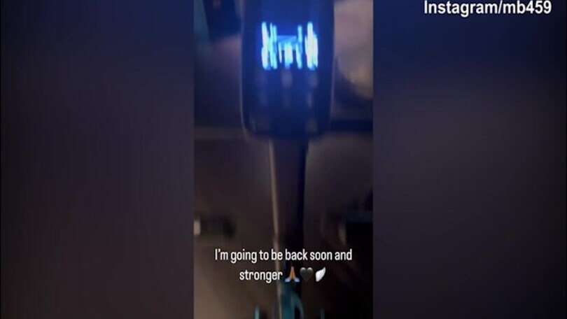 Balo lancia un messaggio: "Torno presto e forte"