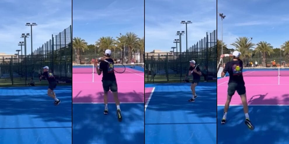 Sinner show, off season al lavoro: il video su Instagram è da applausi