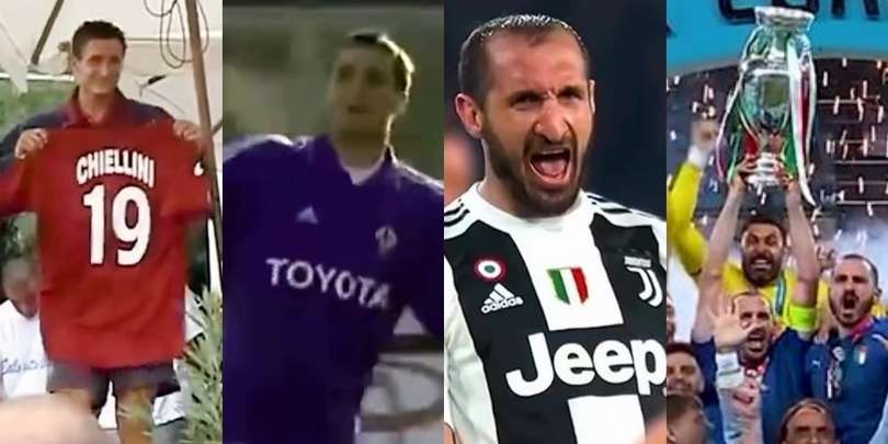 Ritiro Chiellini, il lungo viaggio per immagini: le figurine, la Juve, l'Italia
