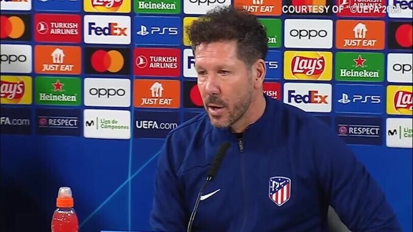 Simeone: "Contento del passaggio agli ottavi della Lazio"
