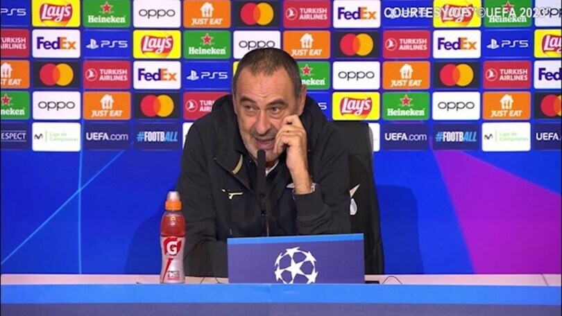 Sarri provoca la Roma: "Sarebbero in piazza a fare i fuochi d'artificio..."