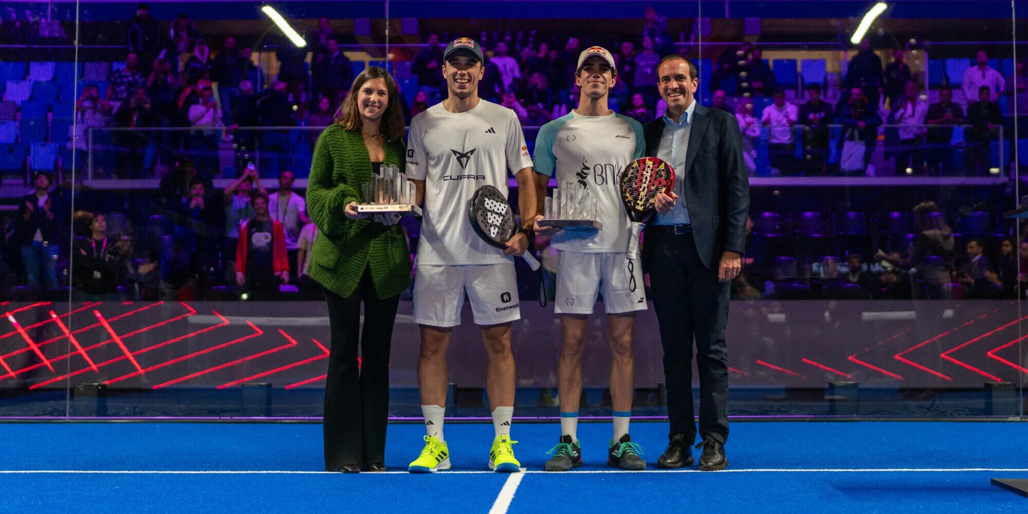 Milano Premier Padel P1, Galan e Lebron ancora campioni