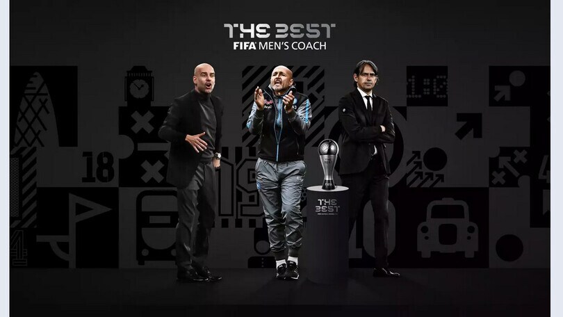 Fifa 'The best coach': lotta a tre tra Spalletti, Inzaghi e Guardiola