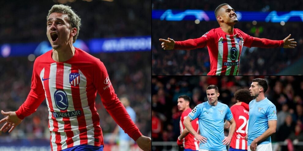 Lazio, nessuna impresa a Madrid: Griezmann e Lino, vince l'Atletico
