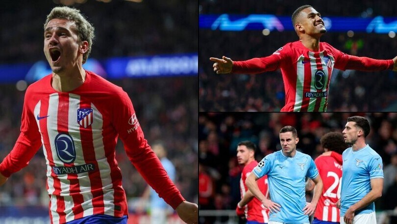 Lazio, nessuna impresa a Madrid: Griezmann e Lino, vince l'Atletico