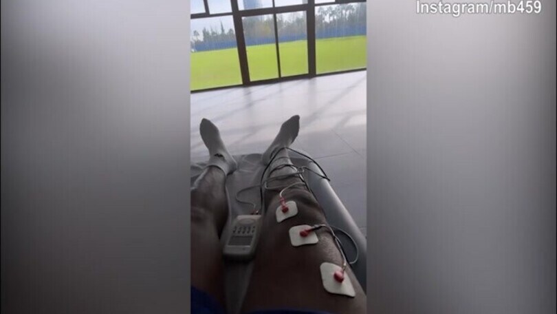 Balotelli, la riabilitazione prosegue