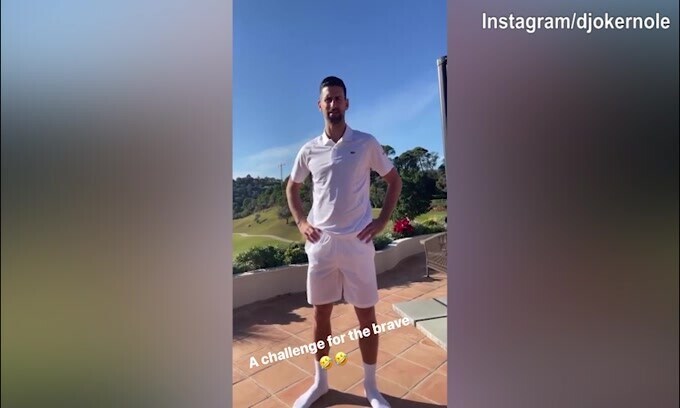Tennis, Djokovic danza? Ecco il lancio della sfida social