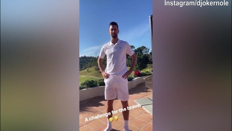 Tennis, Djokovic danza? Ecco il lancio della sfida social