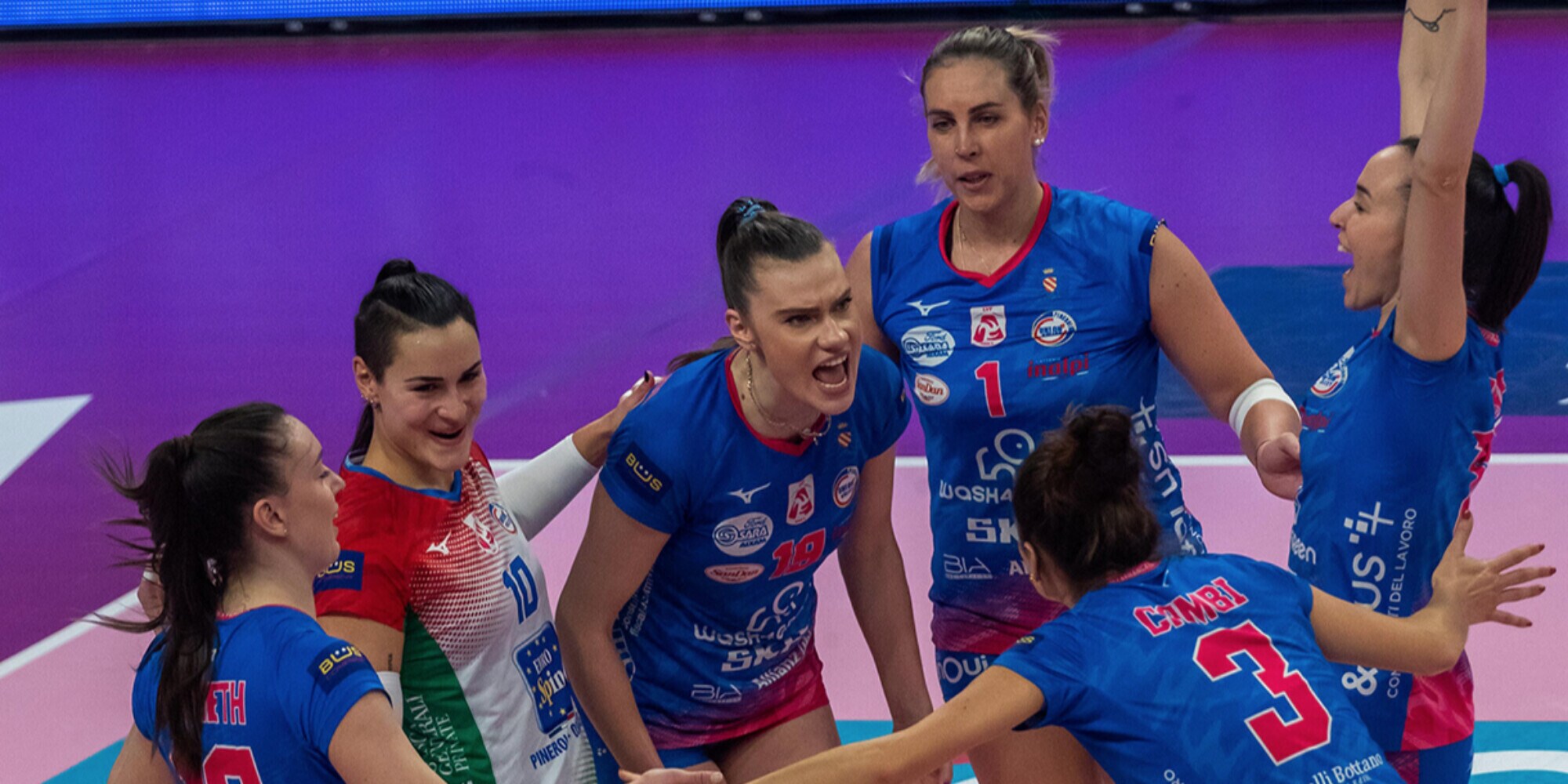 La Wash4Green strappa un punto alle campionesse d’Italia della Prosecco Doc Imoco Conegliano