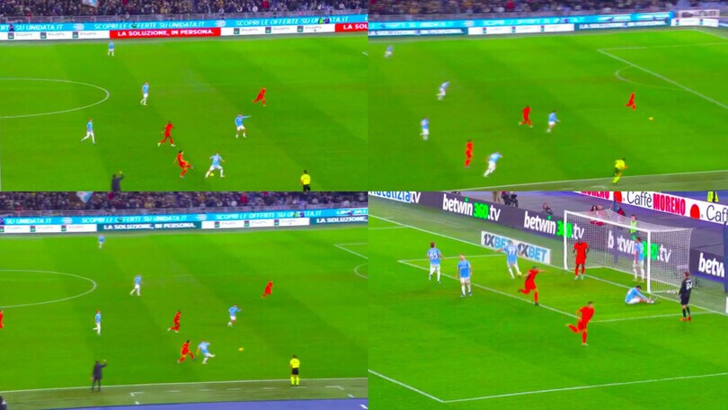 La follia di Marusic che regala all'Inter il gol del vantaggio