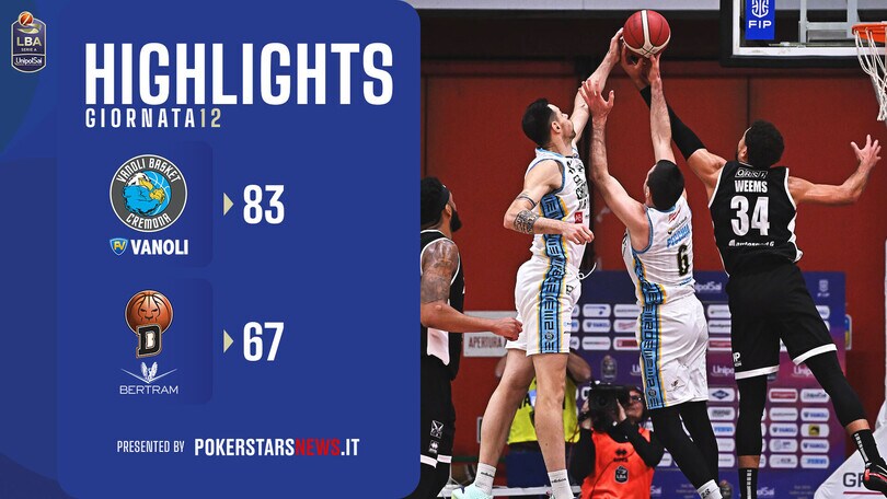 Vanoli Basket Cremona - Bertram Derthona Tortona