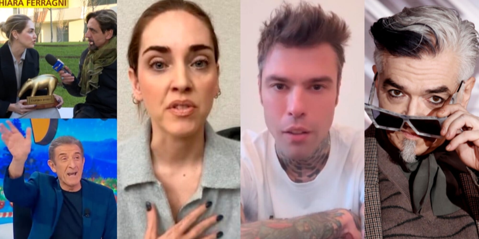 Ferragni, il Tapiro per Balocco e gli sfottò a Fedez di Morgan e Greggio