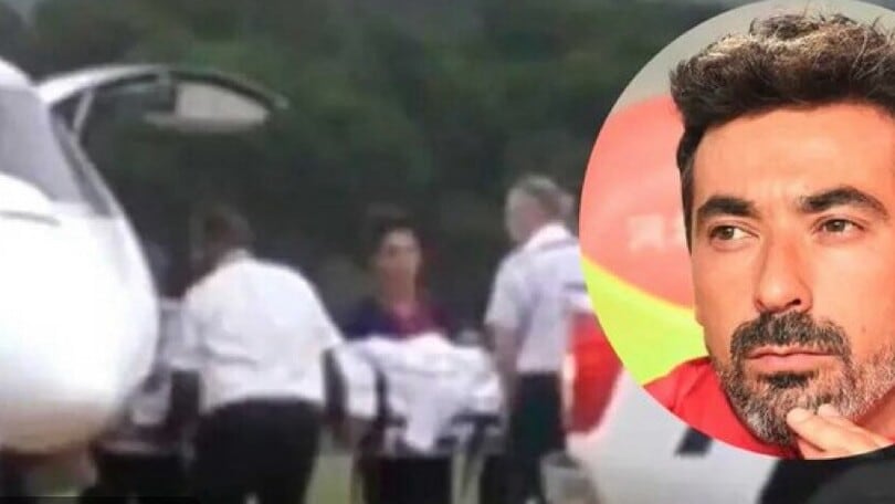 Lavezzi, le immagini in diretta tv: paura per l'ex Napoli e Psg