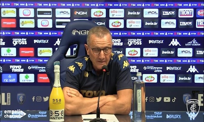 Andreazzoli: " 100 panchine con l'Empoli grande traguardo personale"