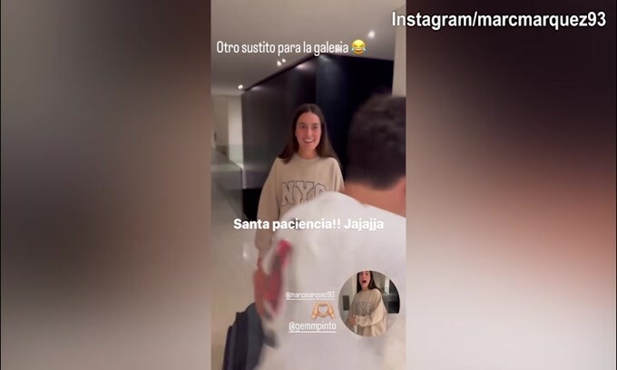 Alex Marquez, scherzone alla fidanzata del fratello!