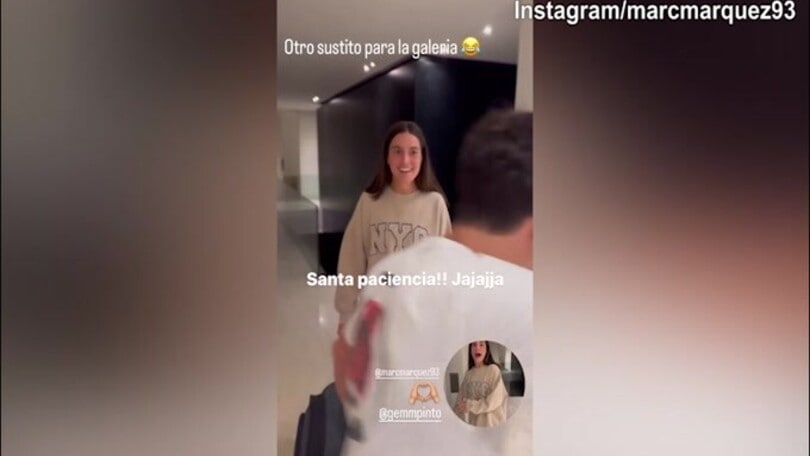 Alex Marquez, scherzone alla fidanzata del fratello!