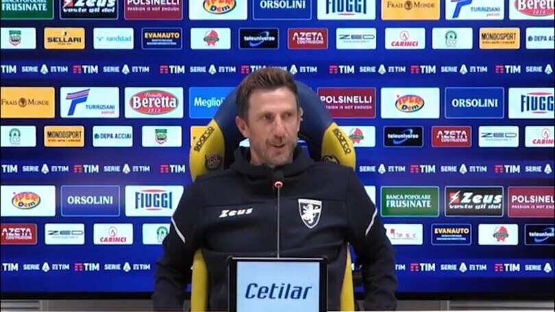Di Francesco: "Grande rispetto per Allegri. Per Gatti sarà dura fare gol"