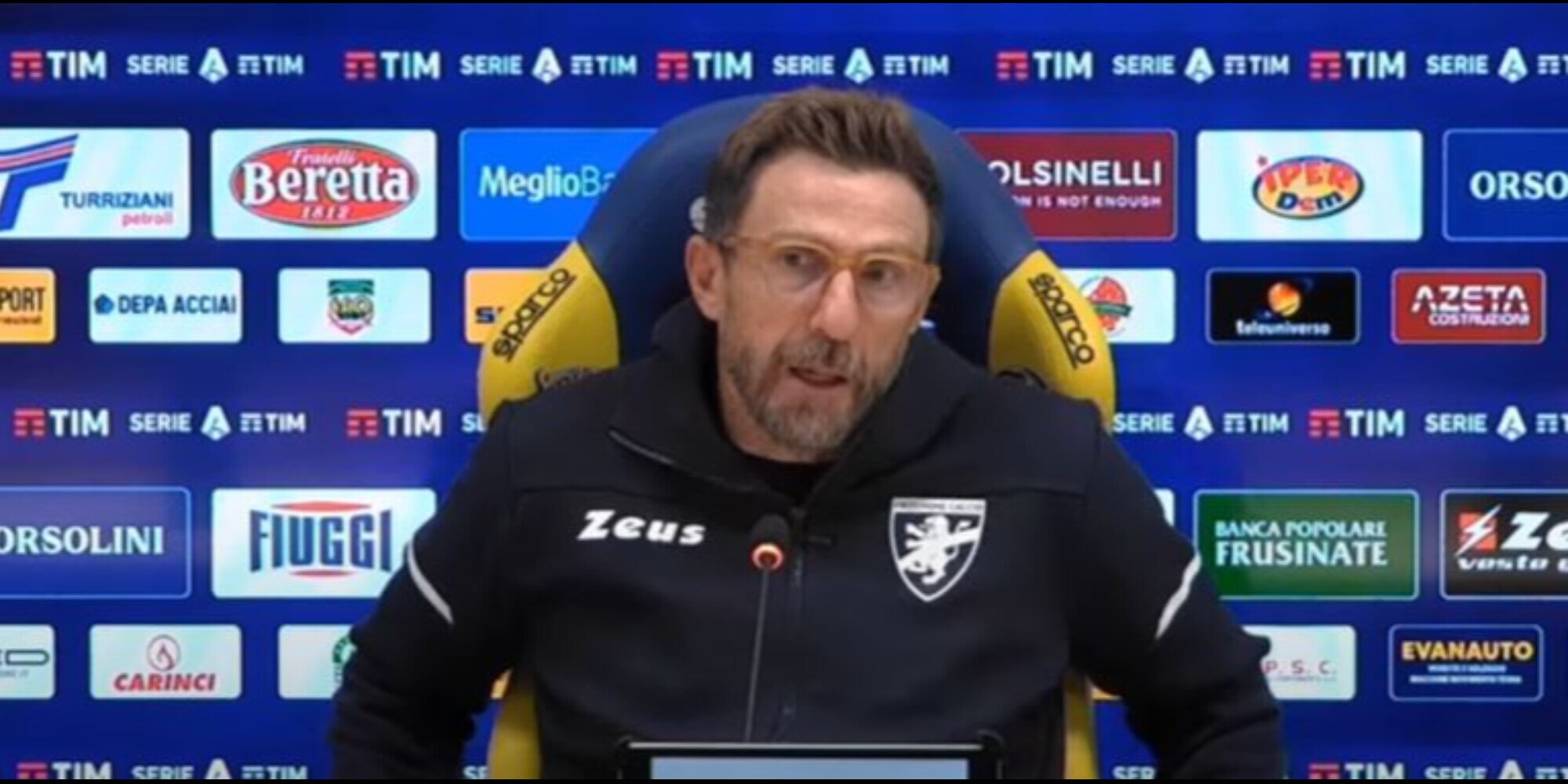 Di Francesco: "Per Gatti sarà difficile far gol. Per Allegri grande rispetto"