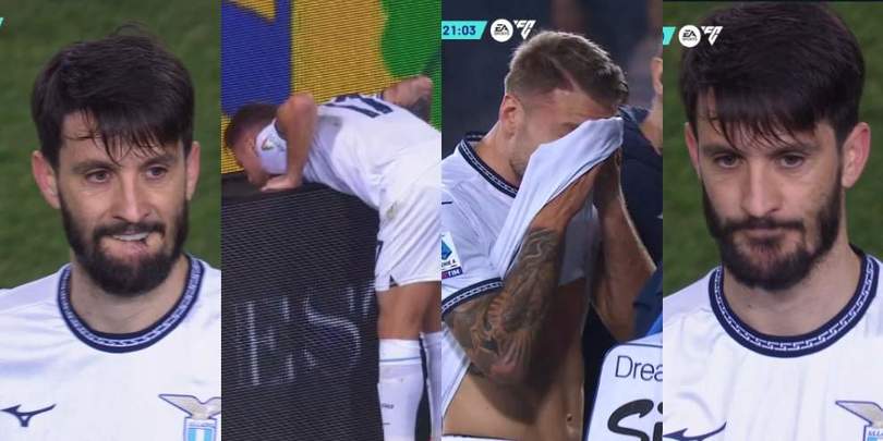 Immobile vomita in campo dopo l'infortunio? Anche Luis Alberto va ko