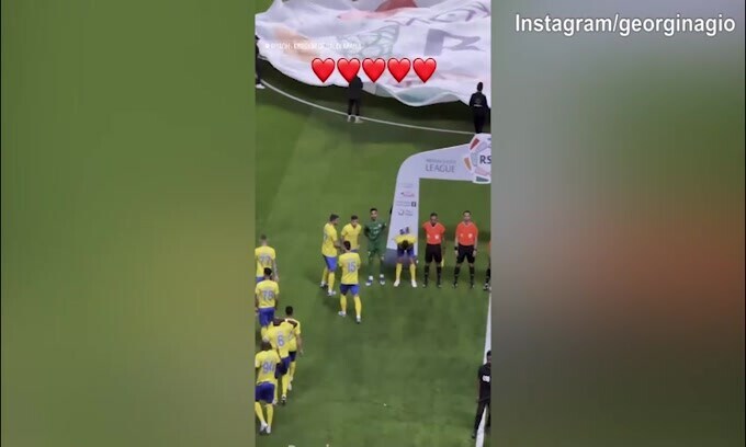 Al-Nassr, CR7 segna e vince: Georgina guarda dalla tribuna